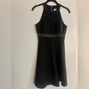 Honey and Rosie Elegant Black Halter Dress